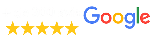 Plus de 300 avis 5 étoiles Google