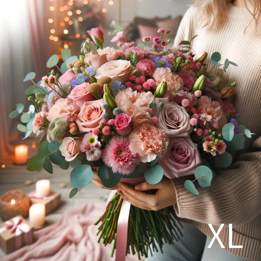 Bouquet pastel — vue 3
