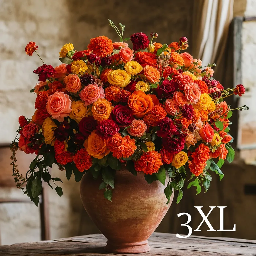 Bouquet aux couleurs chaudes — vue 2