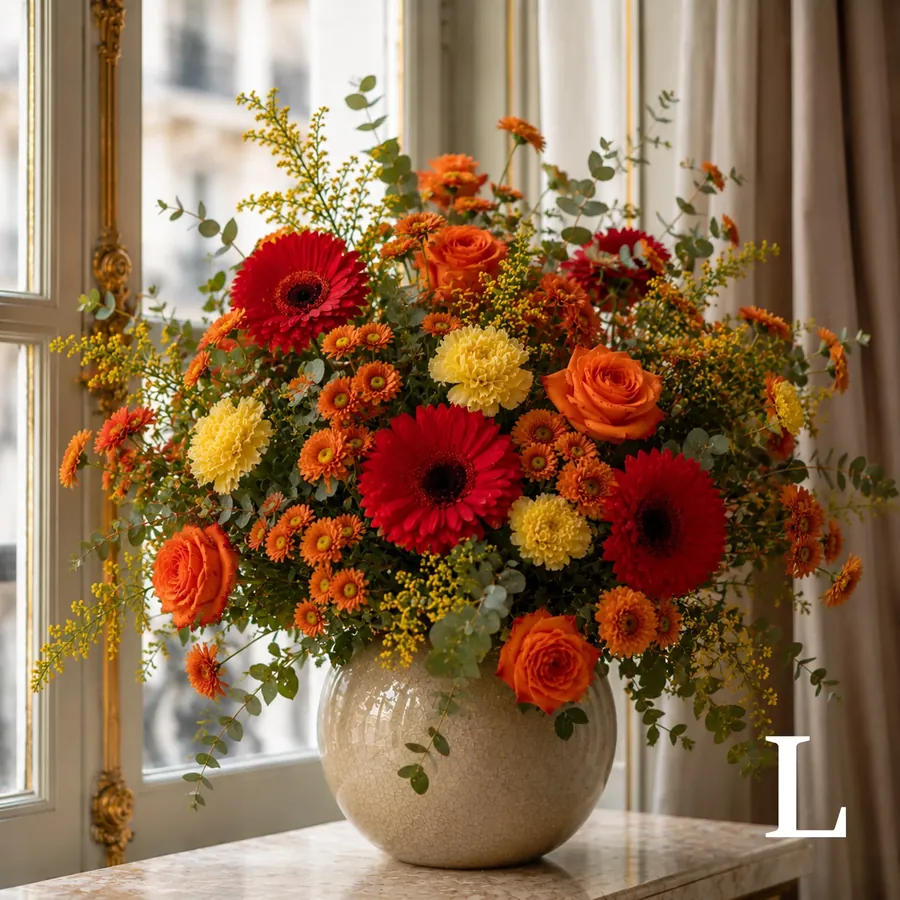 Bouquet aux couleurs chaudes — vue 4