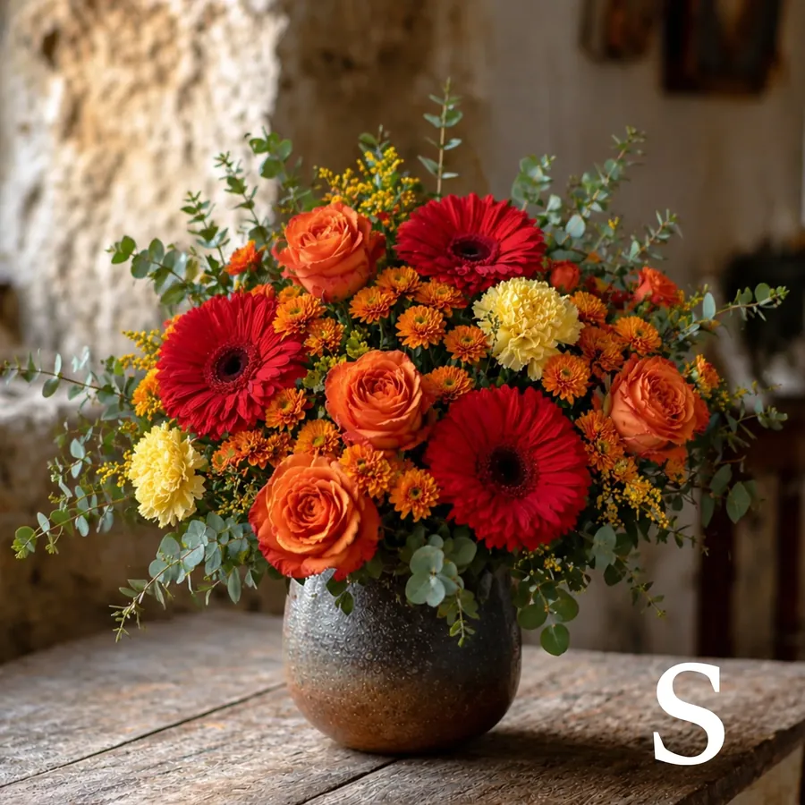Bouquet aux couleurs chaudes — vue 6