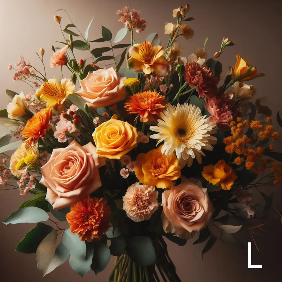 Bouquet aux couleurs chaudes — vue 9