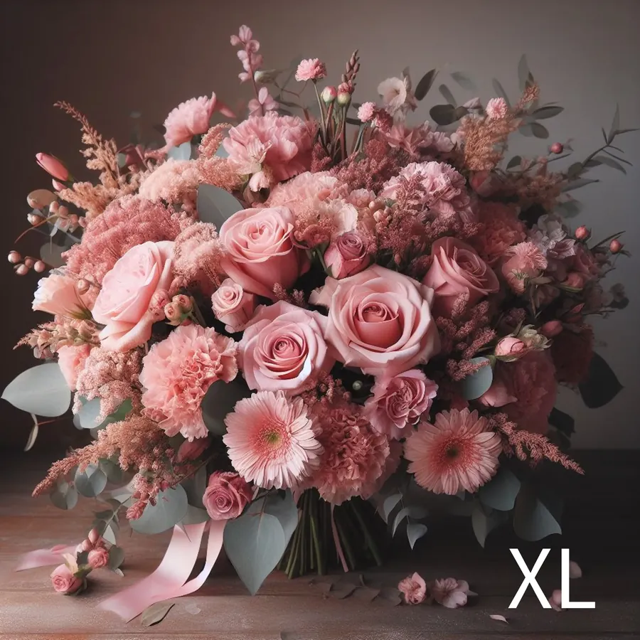 Bouquet de couleur rose — vue 2