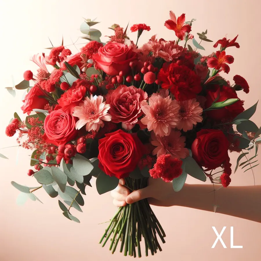 Bouquet rouge — vue 2