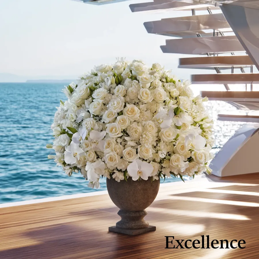 Buquê Prestige Branco, de 200 a 500 rosas — vue 2