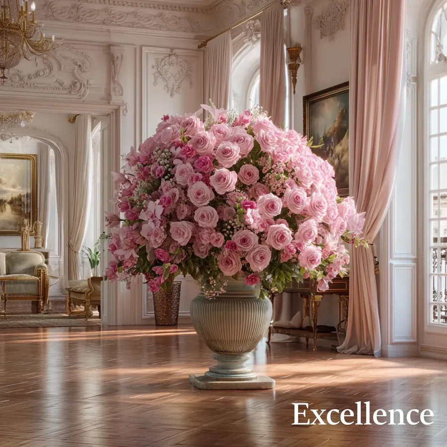 Bouquet Prestige Rose, 200 à 500 roses — vue 2